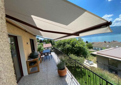 Store banne Warema lac d'Annecy